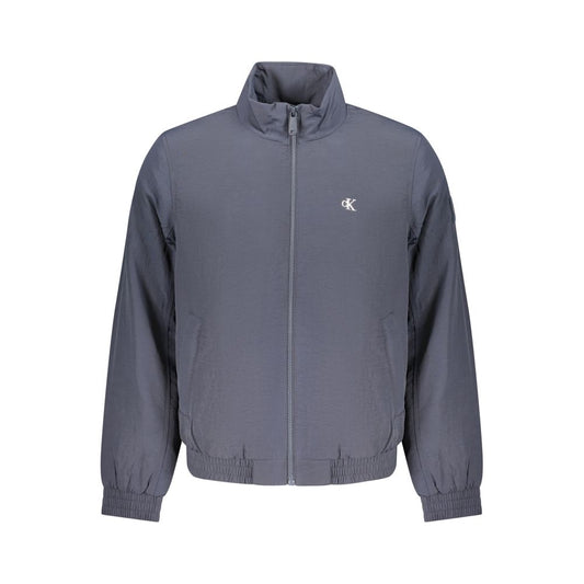 Blue Polyamide Men's Jacket