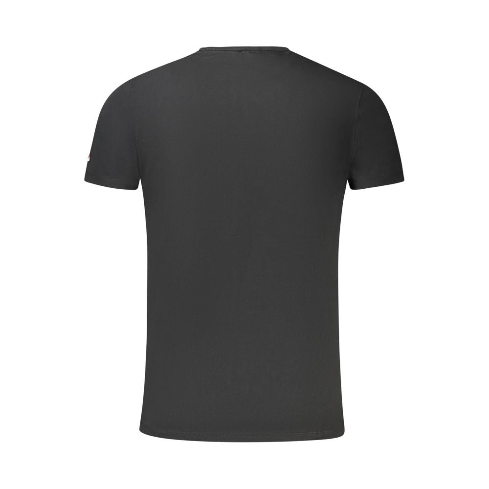 Black Cotton Mens T Shirt