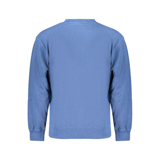Blue Cotton Men's Sweatshirt