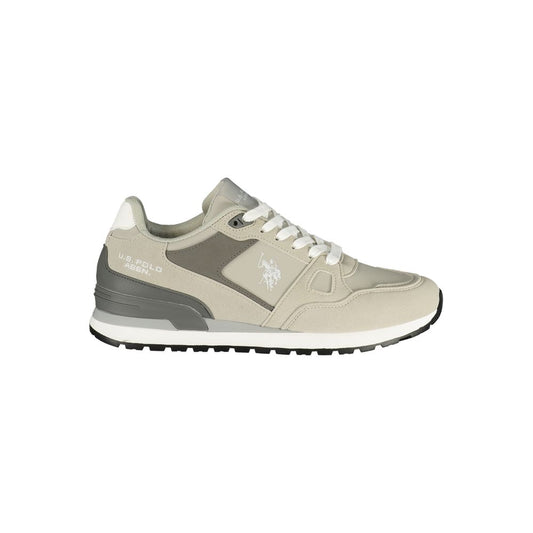 Grey Polyurethane Men's Sneaker
