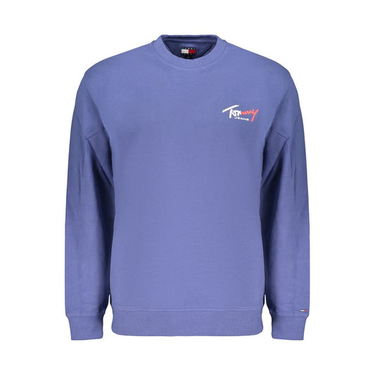Blue Cotton Men's Sweatshirt