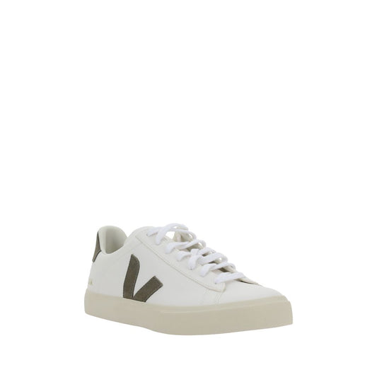 White Calf Leather Bos Taurus Low Top Sneakers
