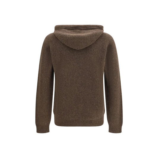 Brown Wool Oves Aries Hoodie