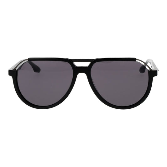 Black Acetate & Stainless Steel Sunglasses