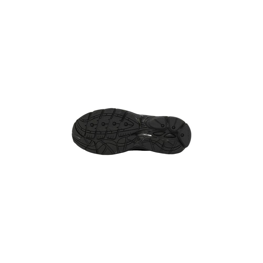 Black Synthetic Athletic Sneakers