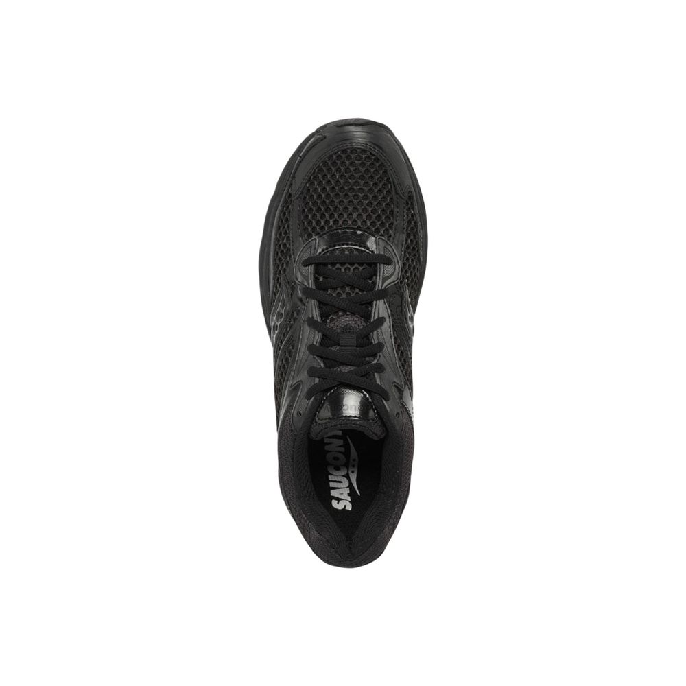 Black Synthetic Athletic Sneakers