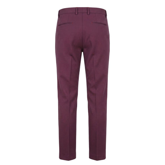 Red Cotton Men Pants