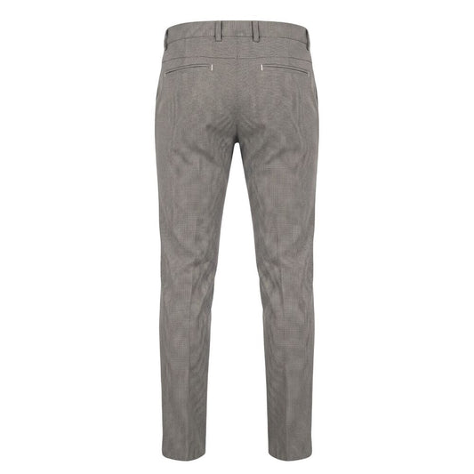 Brown Flax Men Trousers