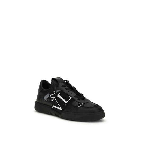 Black Calf Leather Bos Taurus Athletic Sneakers