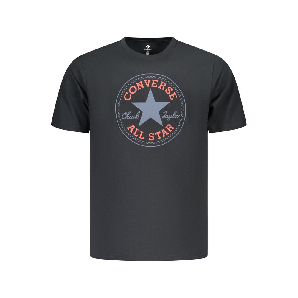 Black Cotton Men's T-Shirt