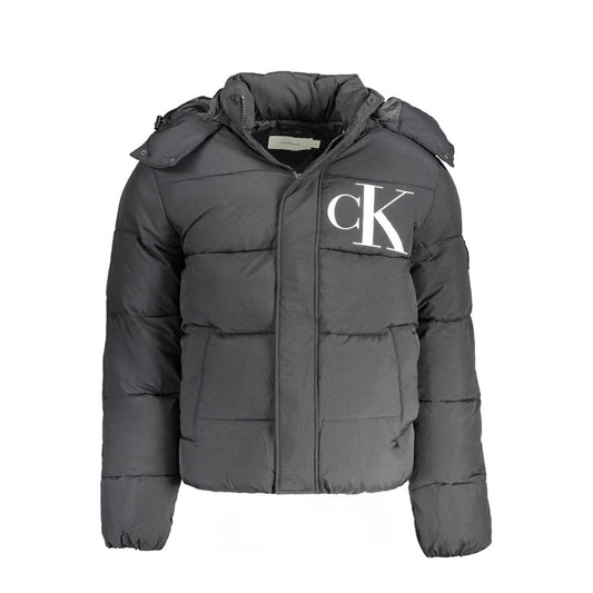 Black Nylon Men's Jacket