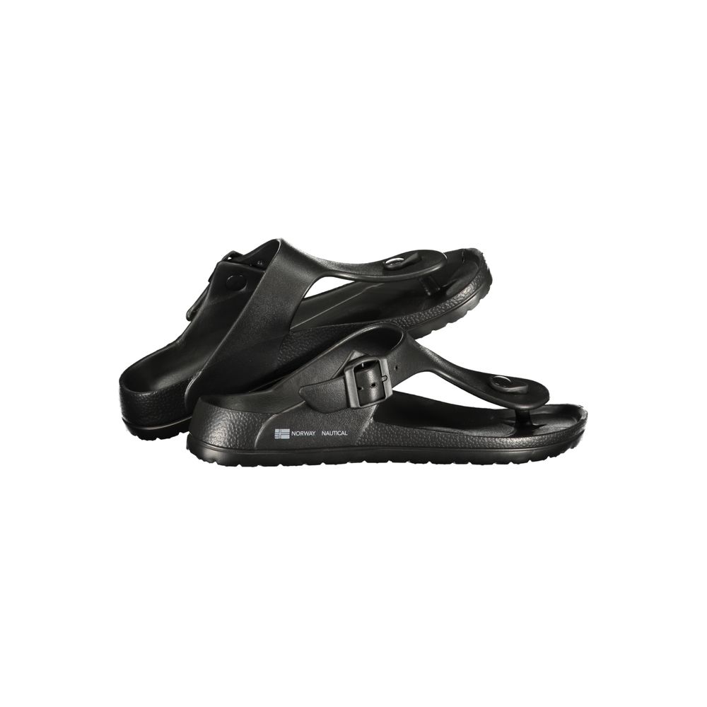 Black Plastic Men's Sandal