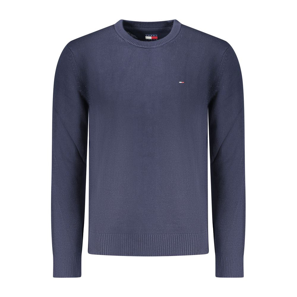 Blue Cotton Men's Sweater