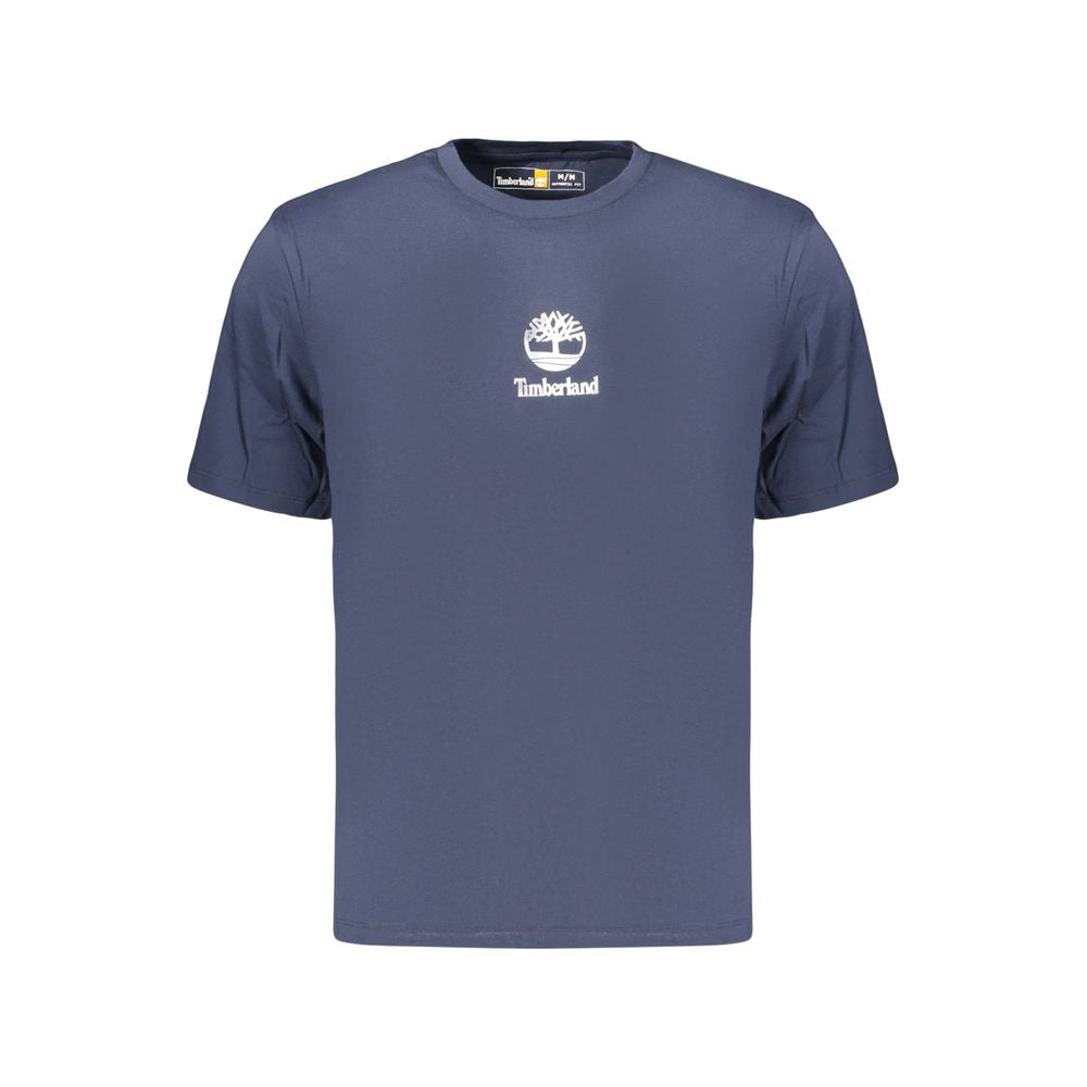 Blue Cotton Men's T-Shirt