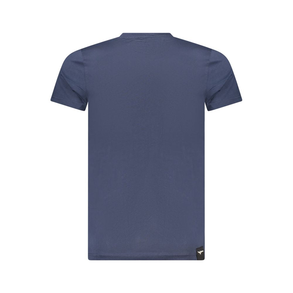 Blu Cotton Mens T-Shirt