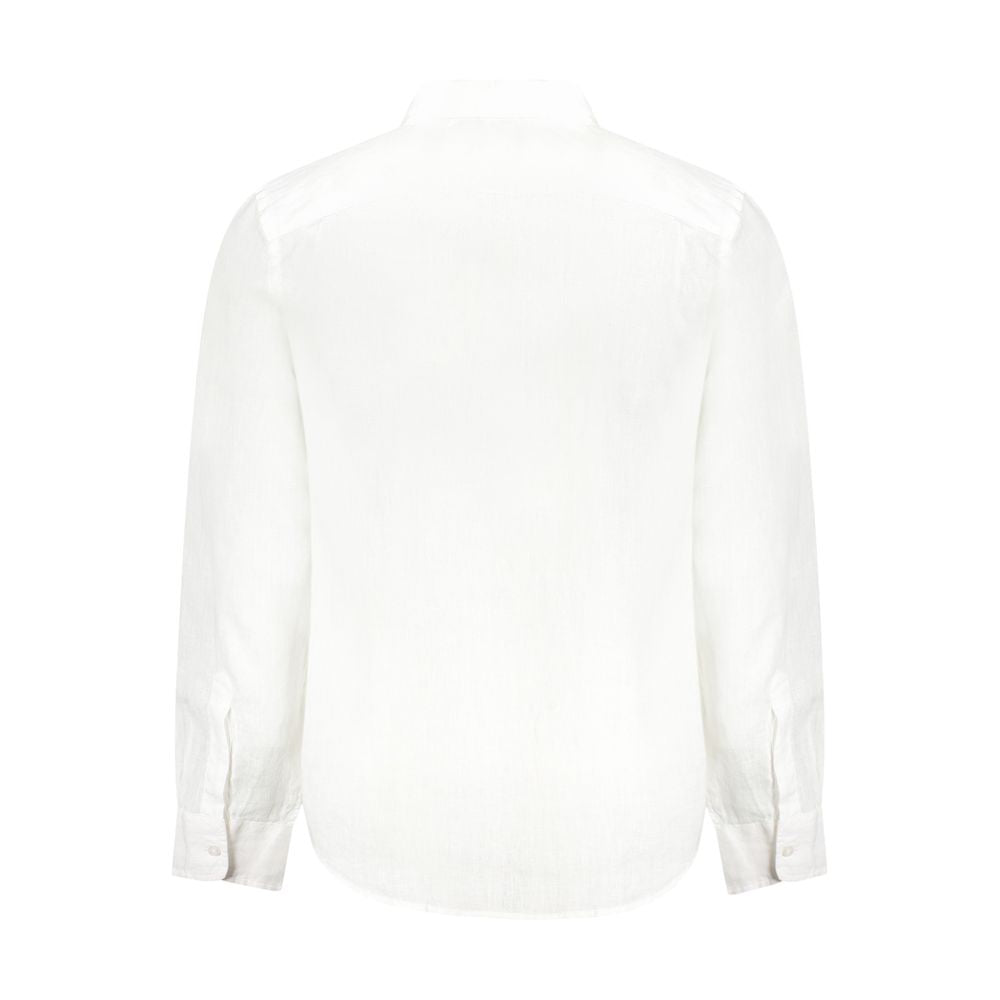 White Linen Mens Shirt