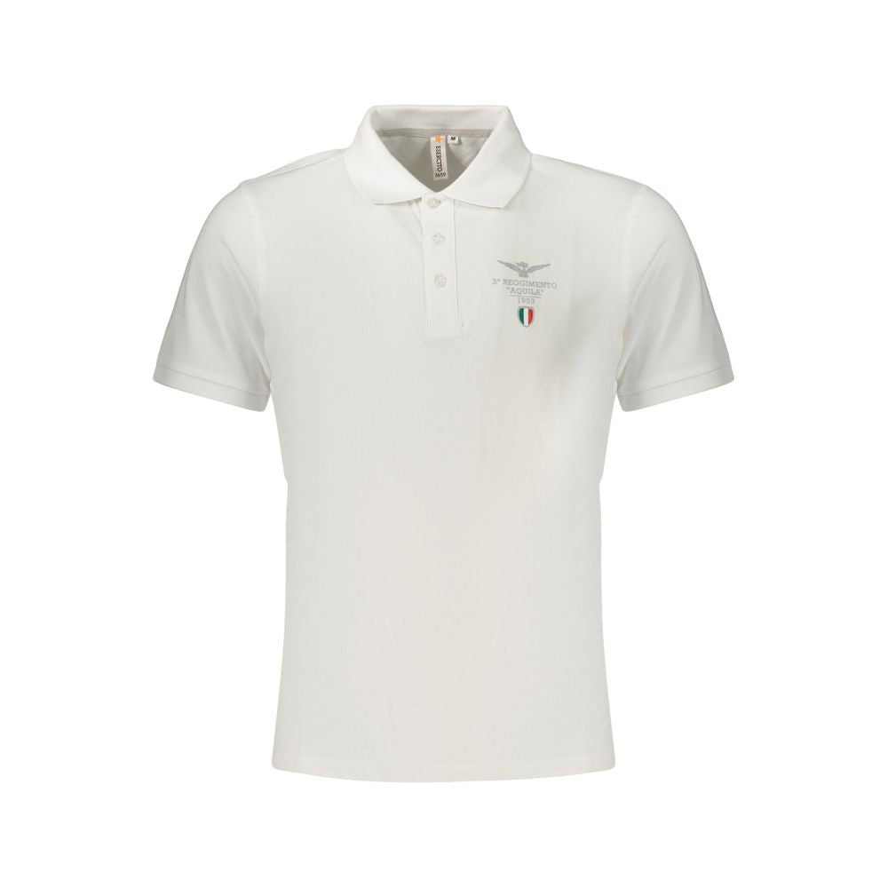 Bianco Cotone Uomo Polo