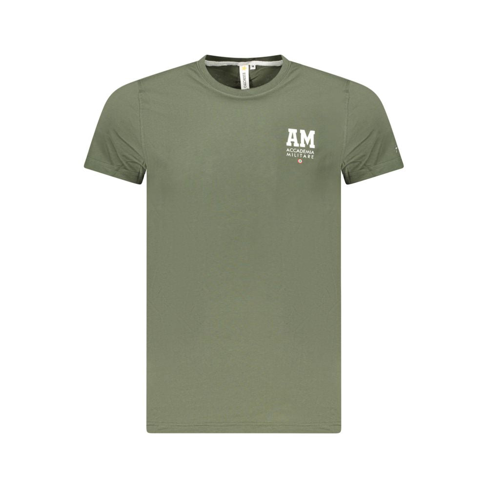 Green Cotton Men's T-Shirt