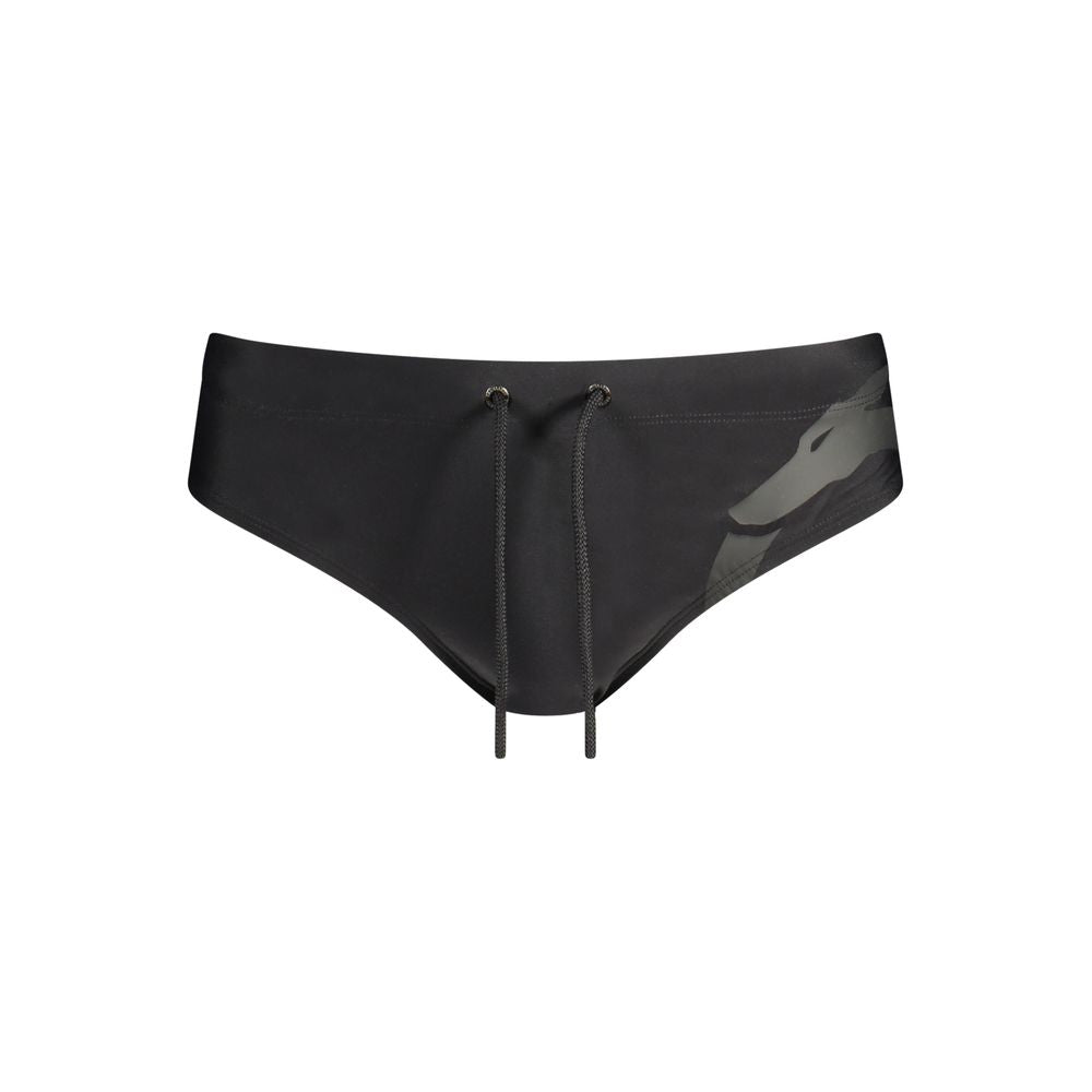 Black Polyamide Men's Brief