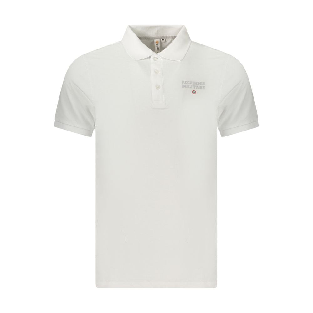 White Cotton Men's Polo Shirt
