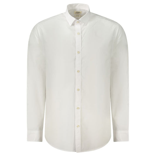 White Cotton Men's Shirt