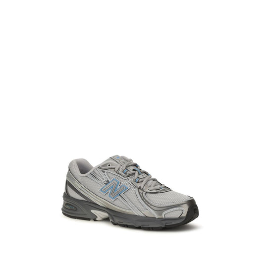 Gray Fabric Athletic Sneakers