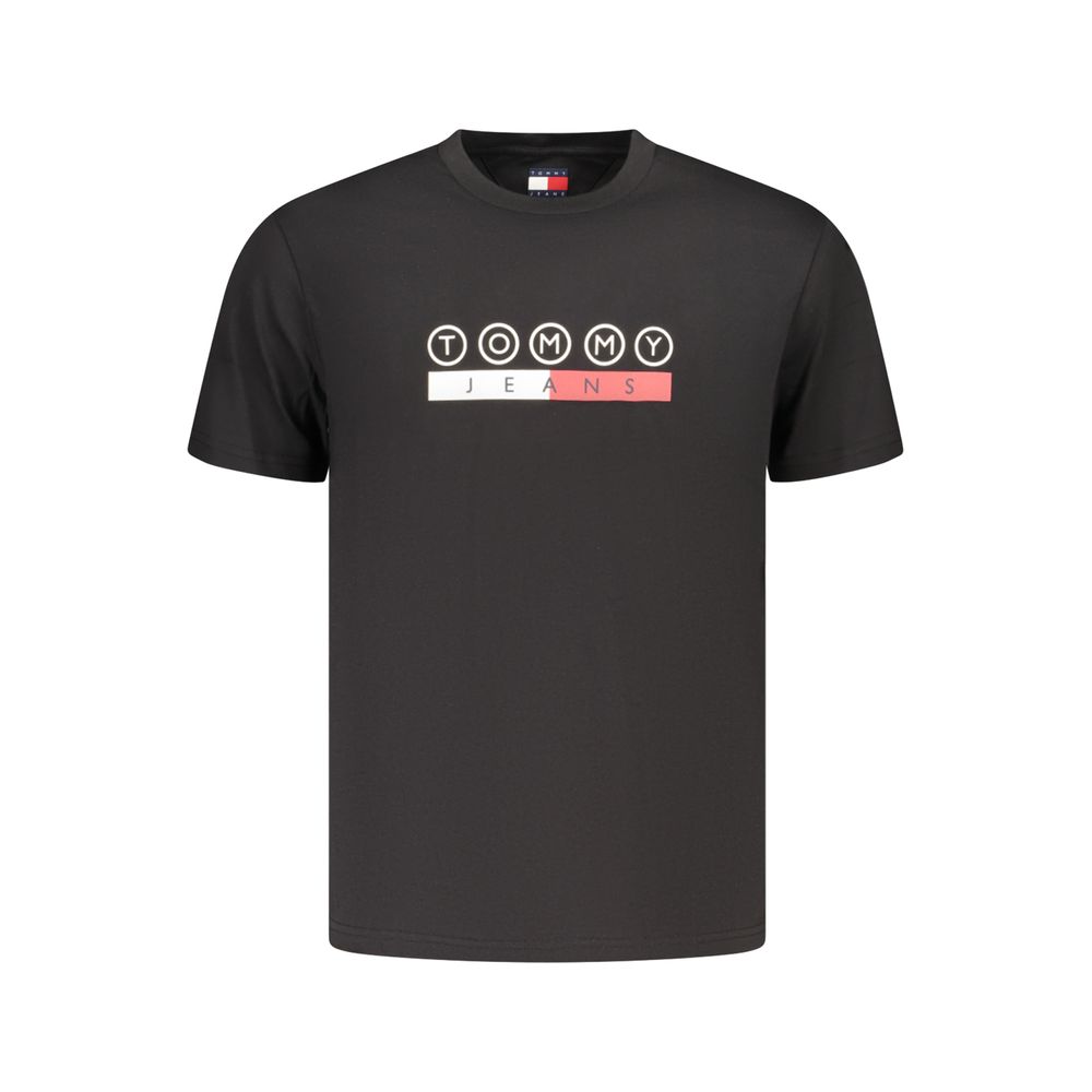 Black Cotton Men's T-Shirt