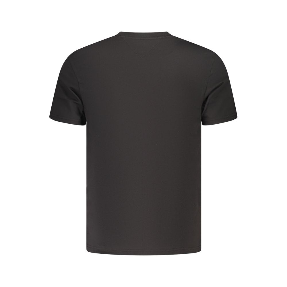 Black Cotton Men's T-Shirt