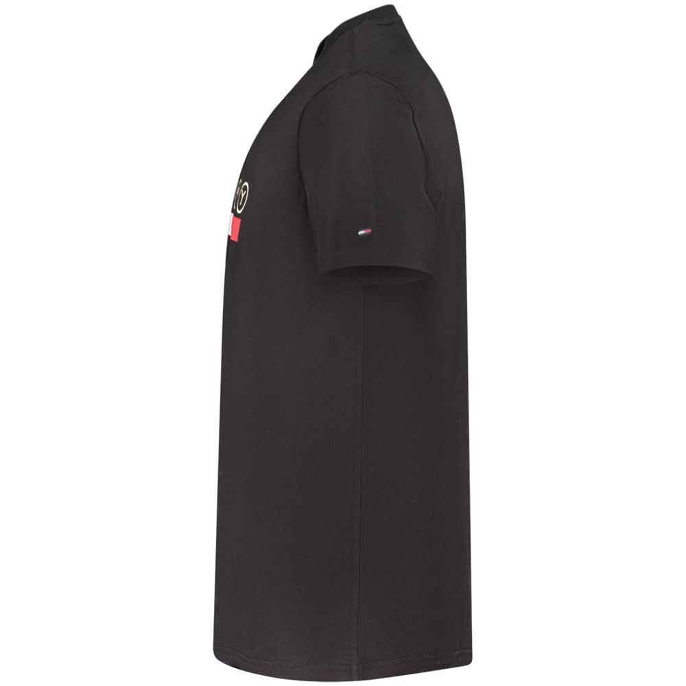 Black Cotton Men's T-Shirt