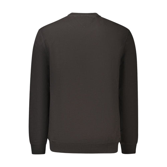 Black Cotton Men's Sweatshirt
