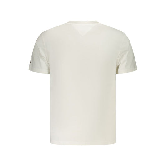 White Cotton Men's T-Shirt