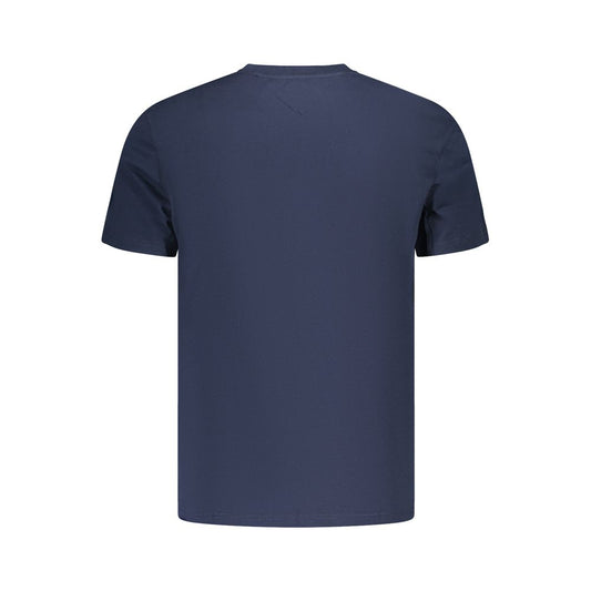 Blue Cotton Men's T-Shirt