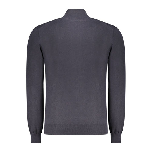 Blue Polyester Men's Sweater