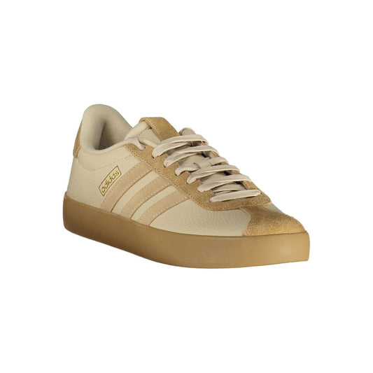 Beige Polyester Men's Sneaker