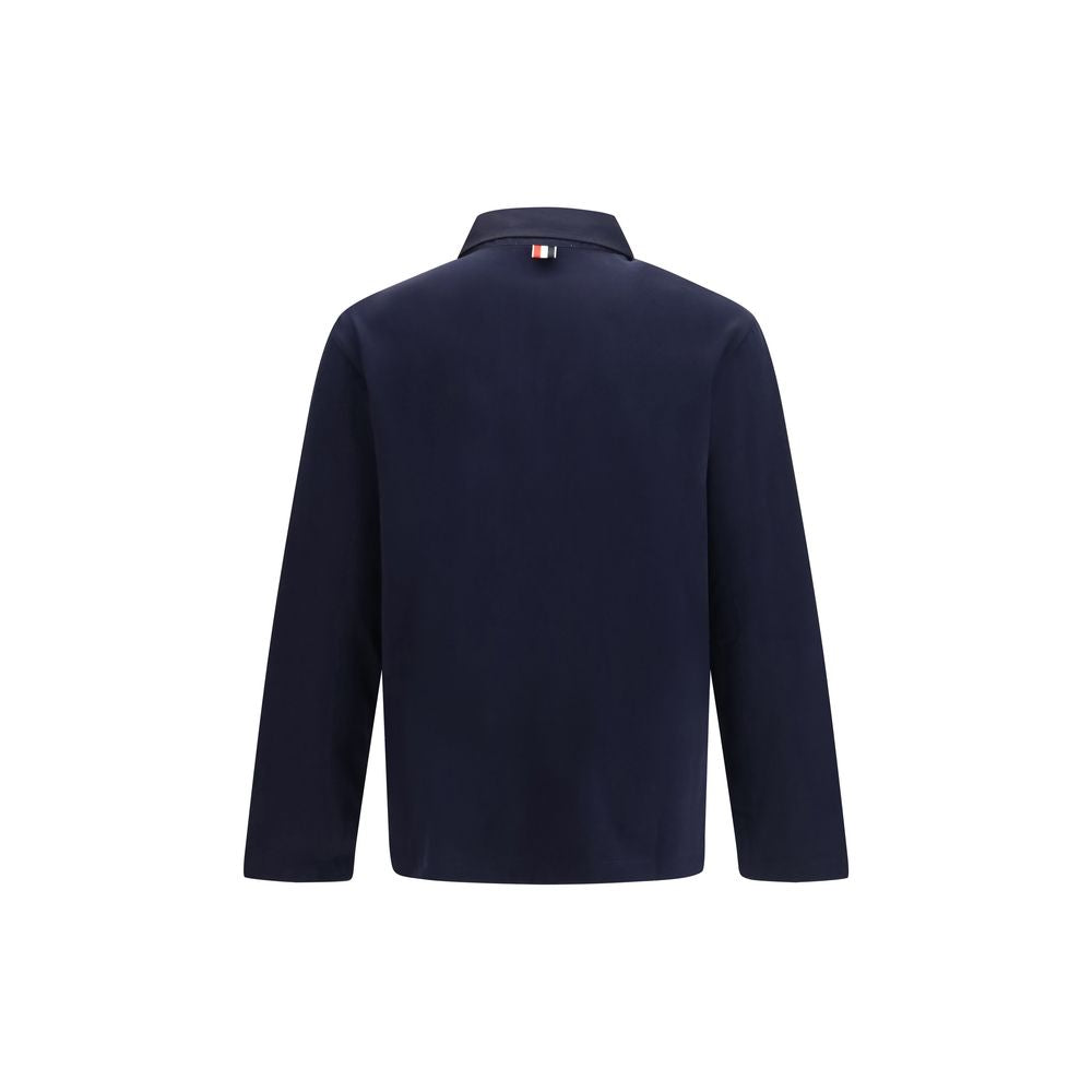 Gray Cotton Polo Shirt