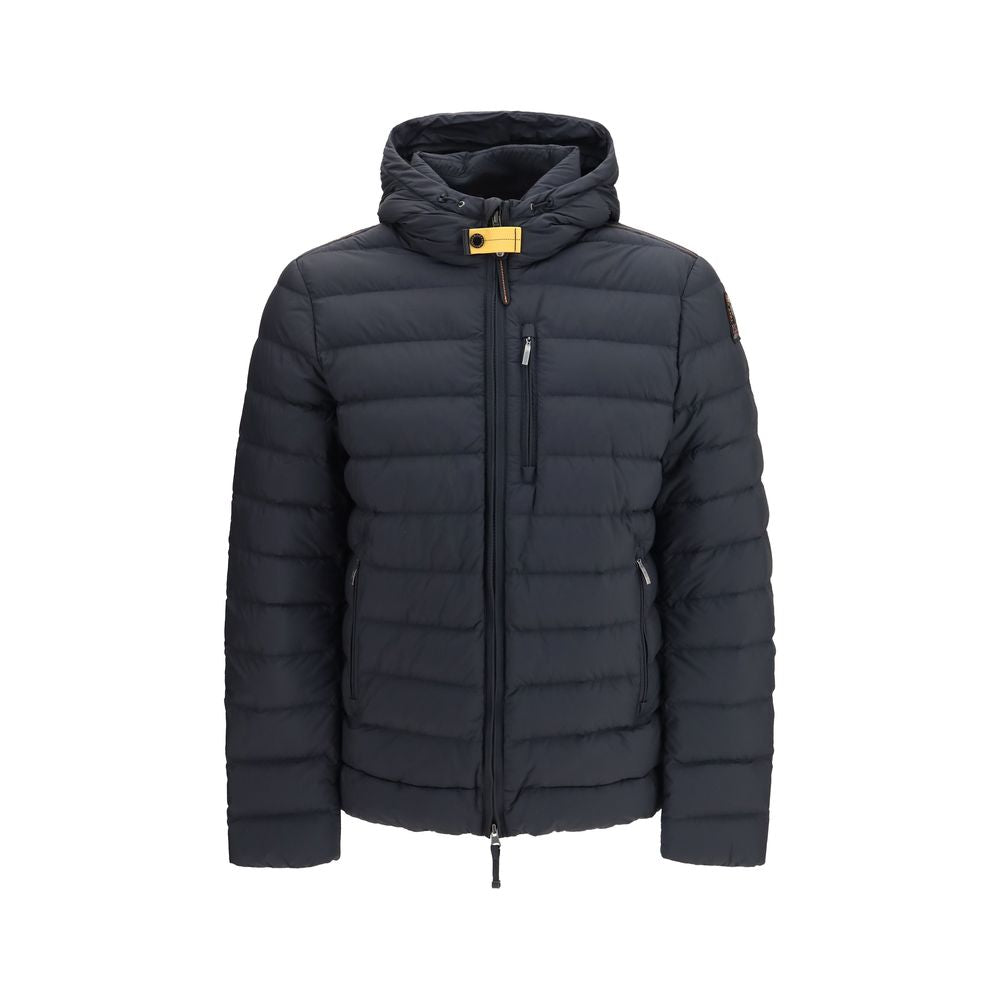 Black Polyamide Full-Length Jacket