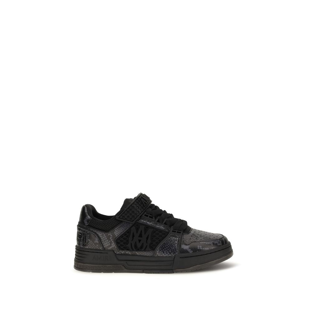 Black Calf Leather Bos Taurus Athletic Sneakers