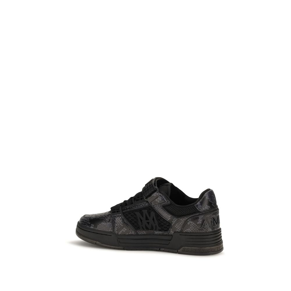 Black Calf Leather Bos Taurus Athletic Sneakers