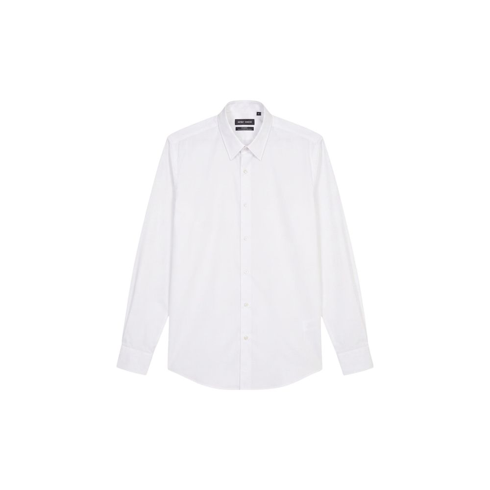 White Cotton Dress Shirt
