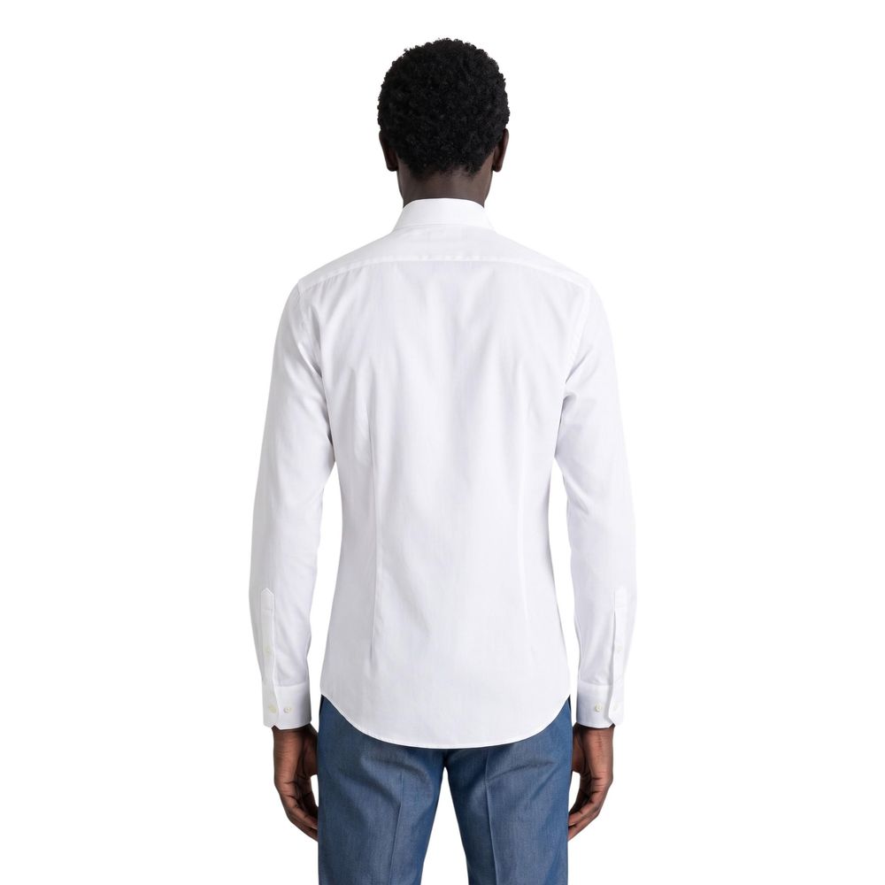 White Cotton Dress Shirt
