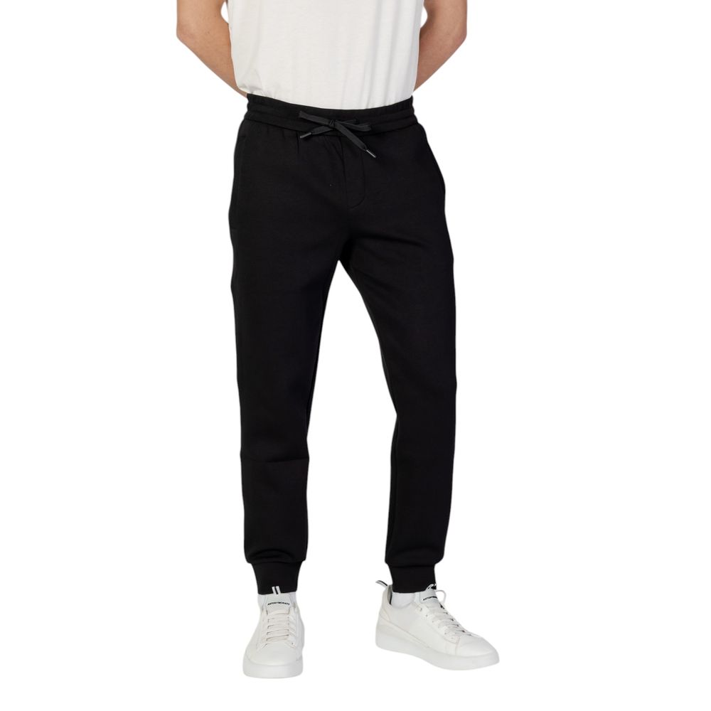Black Cotton Joggers (Workout Pants)