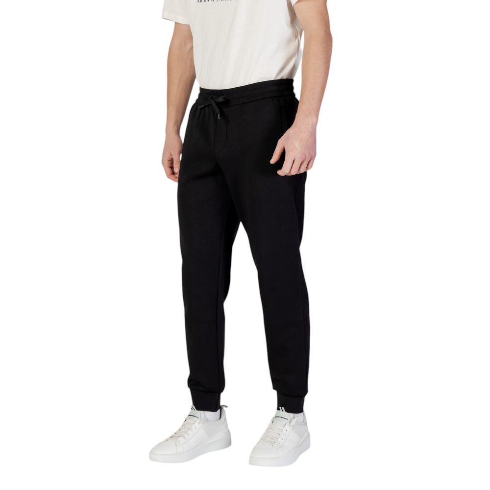 Black Cotton Joggers (Workout Pants)