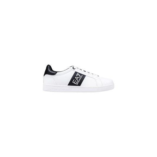 Black And White Leather Low Top Sneakers
