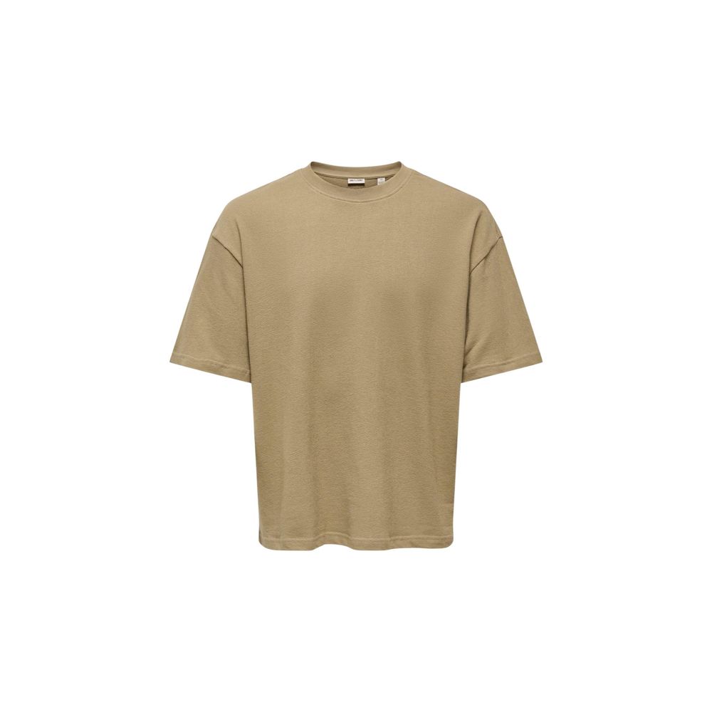 Brown Cotton T-Shirt
