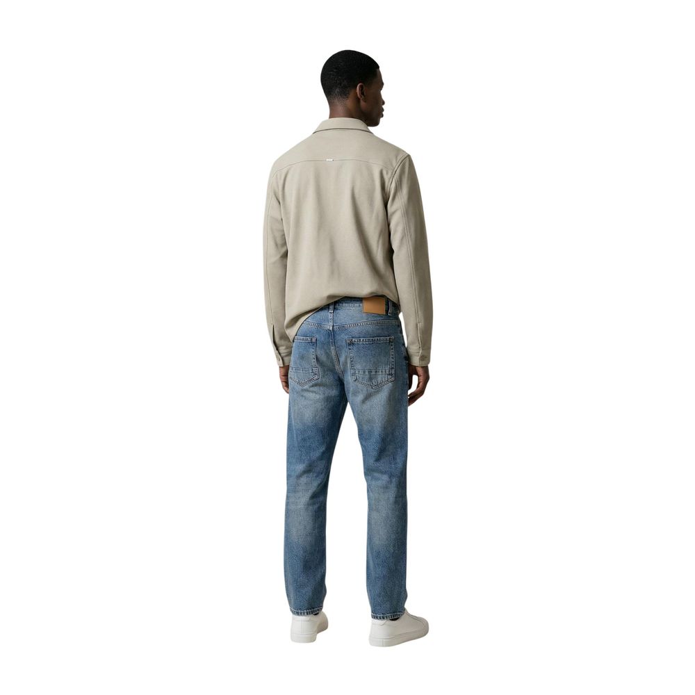 Beige Polyester Full-Length Jacket