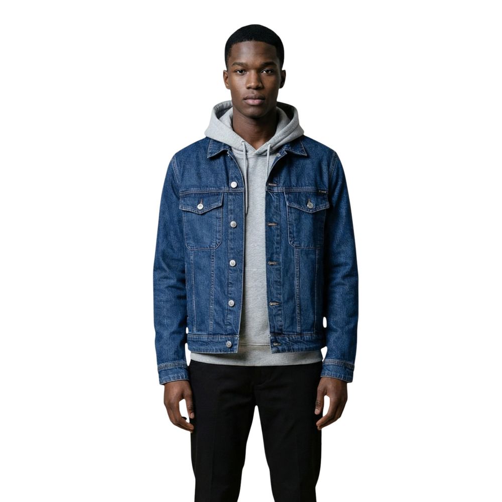 Blue Cotton Denim Jacket