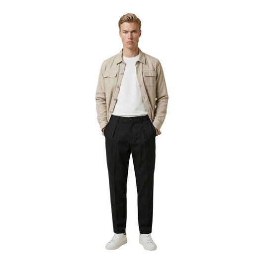 Beige Viscose Pattern Shirt