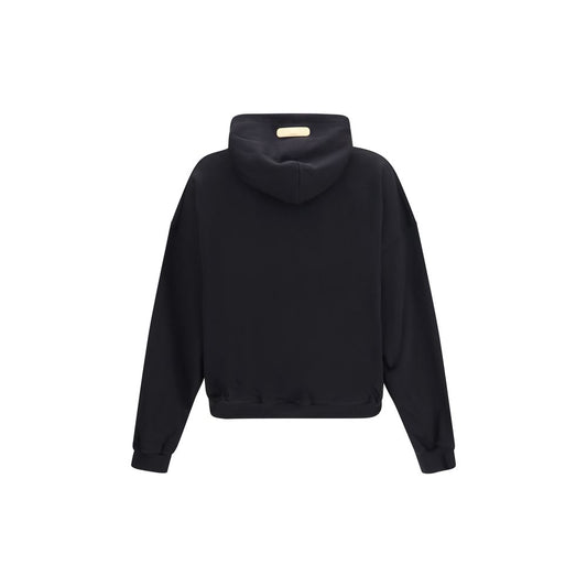 Black Cotton Sweatshirt