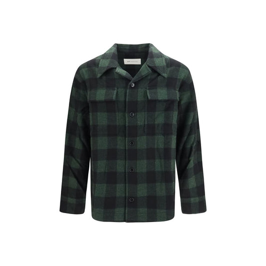 Bicolor Wool Oves Aries Full-Length Jacket