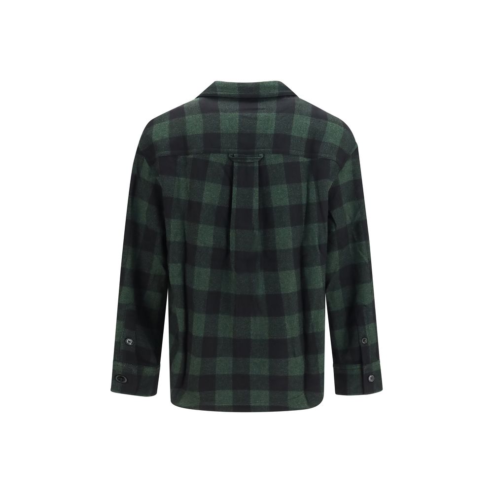 Bicolor Wool Oves Aries Full-Length Jacket